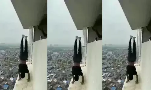 मुंबई की 23वीं मंजिल से खतरनाक स्टंट करने वालों को ढूंढ रही पुलिस