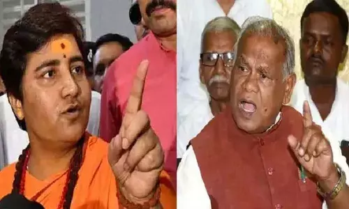 शुद्र वाले बयान पर नड्डा से बोले मांझी-अपनी बड़बोली प्रज्ञा ठाकुर को समझा दो..वरना शुद्र वाले बयान पर नड्डा से बोले मांझी-अपनी बड़बोली प्रज्ञा ठाकुर को समझा दो..वरना