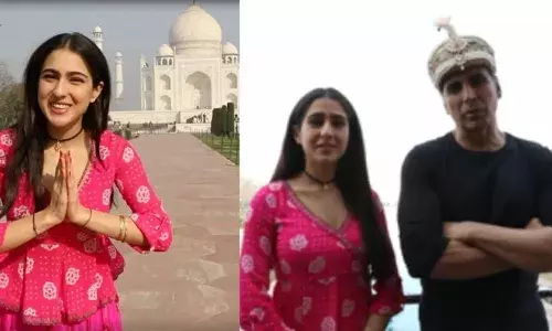 सारा अली खान की रिपोर्टिंग देख अक्षय कुमार ने उड़ाया मजाक, कहा घटिया सारा अली खान की रिपोर्टिंग देख अक्षय कुमार ने उड़ाया मजाक, कहा घटिया