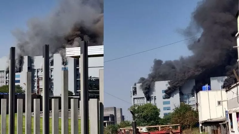 Serum Institute की नई इमारत में लगी आग,कोविशील्ड सुरक्षित