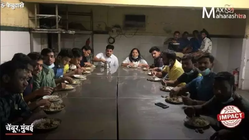 #MaxMaharahtraImpact​:छात्रों के छात्रावास में भोजन की समस्या का हुआ समाधान