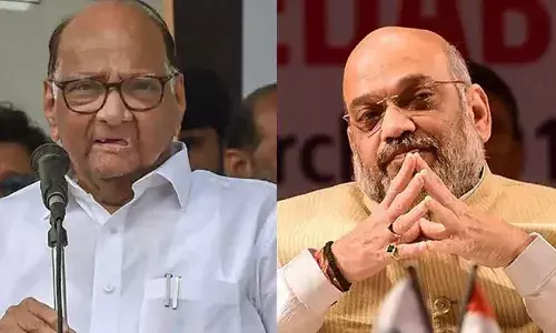 अहमदाबाद में अमित शाह-शरद पवार की मुलाकात,क्या अब गिरने वाली है महाराष्ट्र सरकार? अहमदाबाद में अमित शाह-शरद पवार की मुलाकात,क्या अब गिरने वाली है महाराष्ट्र सरकार?