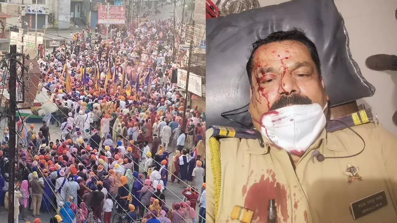 नांदेड कोरोना प्रोटोकॉल के चलते पुलिस पर 400 उपद्रवियों ने किया हमला कई घायल