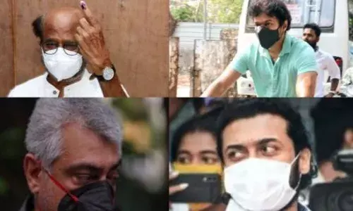 तमिलनाडु विधानसभा चुनाव मे वोटिंग के लिए साउथ के सुपरस्टार पोलिंग बूथ पर , रजनीकान्त ने भी डाला वोट तमिलनाडु विधानसभा चुनाव मे वोटिंग के लिए साउथ के सुपरस्टार पोलिंग बूथ पर , रजनीकान्त ने भी डाला वोट