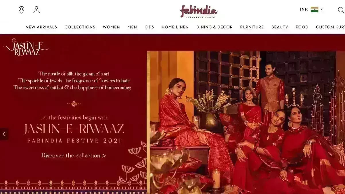 #FabIndia के विज्ञापन से धार्मिक भावनाओं को आहत करने पर छिड़ा विवाद #FabIndia के विज्ञापन से धार्मिक भावनाओं को आहत करने पर छिड़ा विवाद