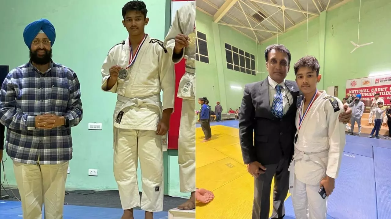 United Judo Academy के दर्श हेमवानी ने जीता नेशनल लेवल पर सिल्वर मेडल, सांसद प्रताप सिंह बाजवा ने किया सम्मानित