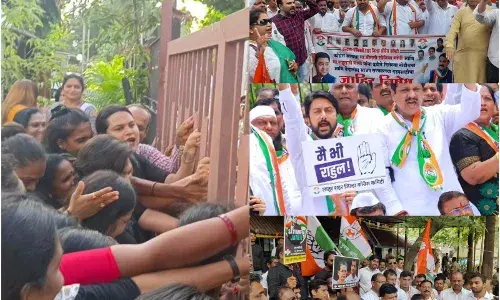 कांग्रेस सांसद राहुल गांधी के खिलाफ ईडी कार्रवाई को लेकर कार्यकर्ता आक्रामक कांग्रेस सांसद राहुल गांधी के खिलाफ ईडी कार्रवाई को लेकर कार्यकर्ता आक्रामक