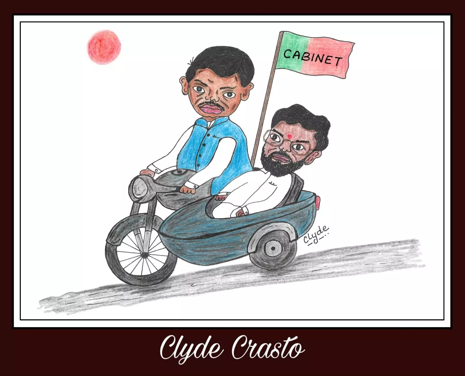 क्लाईड क्रास्टो का शिंदे सरकार के मंत्रिमंडल पर जोरदार हमला, कैबिनेट ऑन टू व्हीलर कार्टून ने लगाई फटकार...