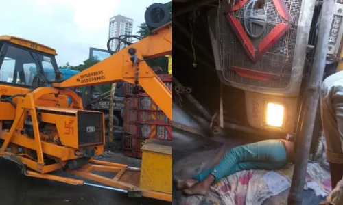 मुंबई-नासिक हाईवे ठाणे में ट्रक पलटकर एक झोपड़ी पर गिरा 14 साल की बालिका की दबकर दर्दनाक मौत मुंबई-नासिक हाईवे ठाणे में ट्रक पलटकर एक झोपड़ी पर गिरा 14 साल की बालिका की दबकर दर्दनाक मौत
