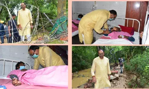 भीषण बारिश से प्रभावितों की अधिकारी मदद करें: ब्रजेश पाठक