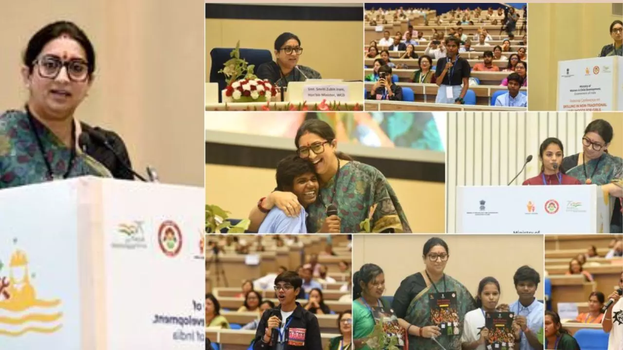 महिला एवं बाल विकास मंत्रालय ने लड़कियों के लिए गैर-पारंपरिक आजीविका में कौशल पर राष्ट्रीय सम्मेलन बेटियाँ बने कुशल का​ किया गया​ आयोजन