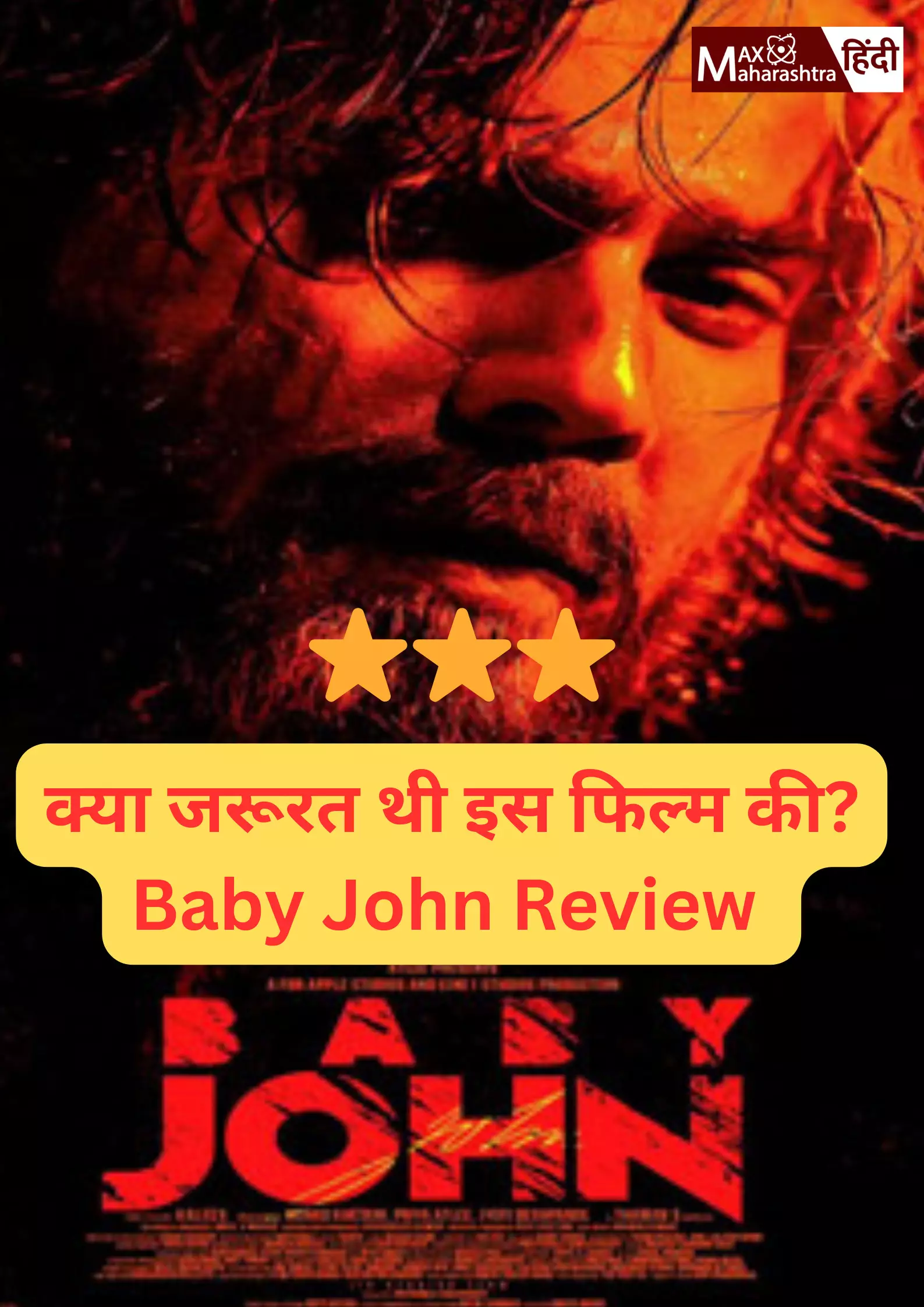 क्या जरूरत थी इस फिल्म की? : Baby John (Review)