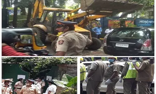 कंगना के 48 करोड़ के आफिस पर चला BMC का हथौड़ा कंगना के 48 करोड़ के आफिस पर चला BMC का हथौड़ा