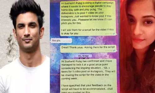 SUSHANT और DISHA सालियान का व्हाटसअप चैट हुआ वायरल SUSHANT और DISHA सालियान का व्हाटसअप चैट हुआ वायरल